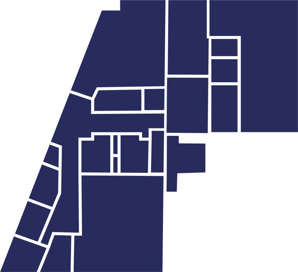 plattegrond van de volledige workspace